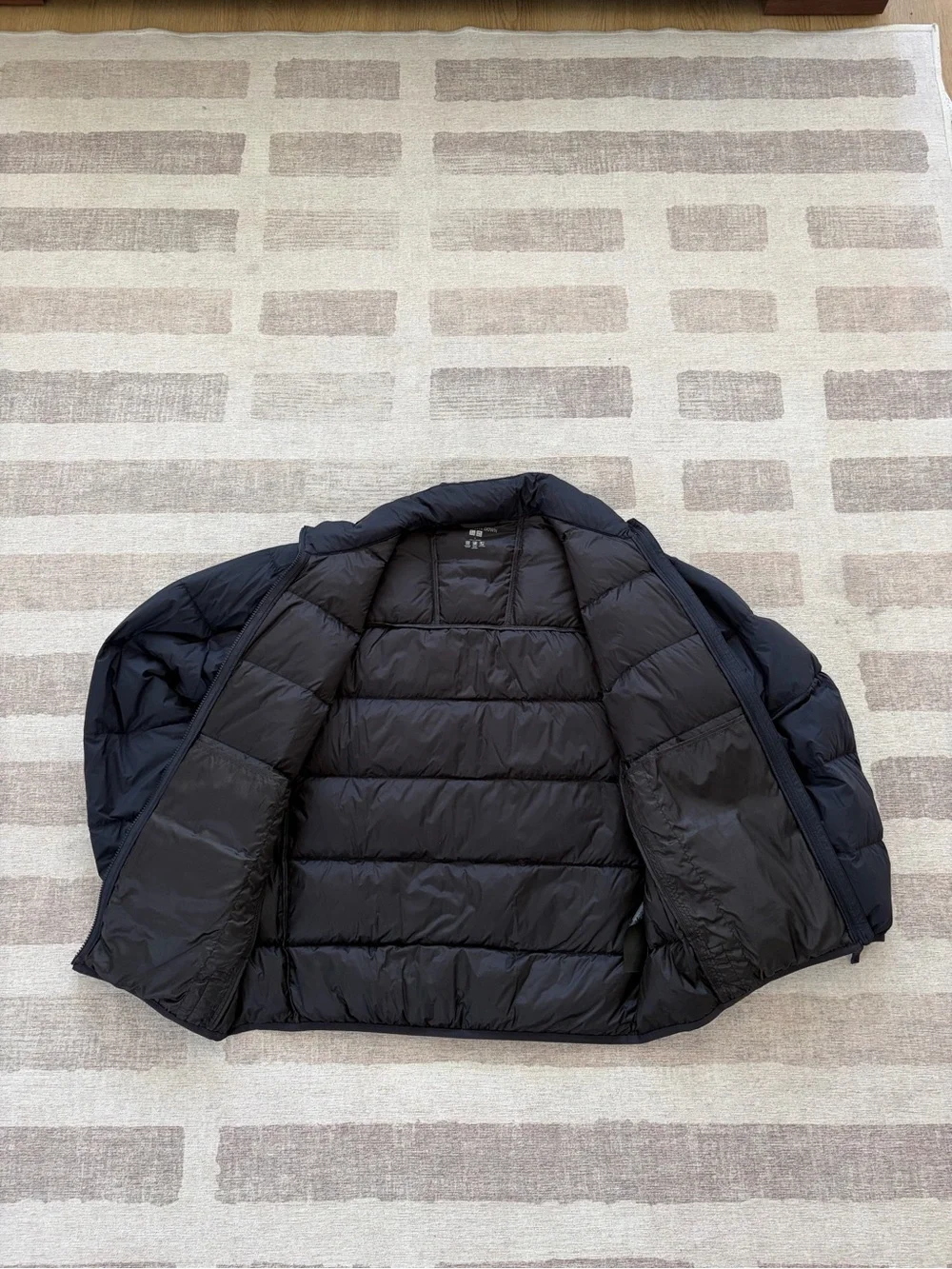 Uniqlo Navy Blue Quilted Down Puffer Jacket